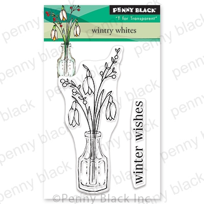 Wintry Whites - Penny Black Clear Stamp