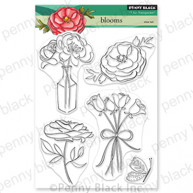 Blooms - Valentines Clear Stamp
