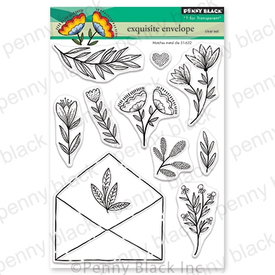 Exquisite Envelope - Penny Black Clear Stamp