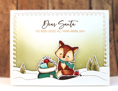 Snowfield Friends - Christmas Clear Stamp