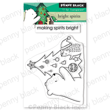 Bright Spirits - Christmas Clear Stamp
