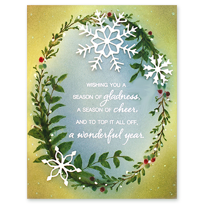 Bright and Light - Christmas Clear Stamp