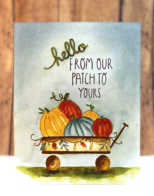 Wagonful Mini - Autumn Clear Stamp