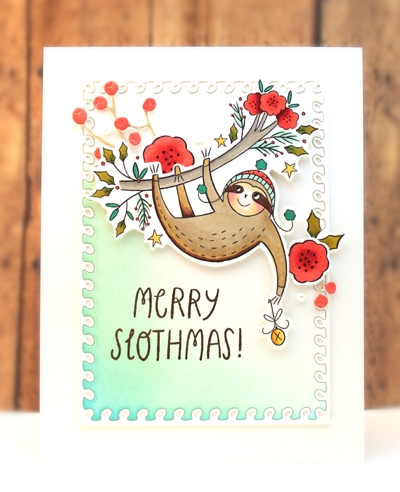 Merry Slothmas! - Christmas Clear Stamp
