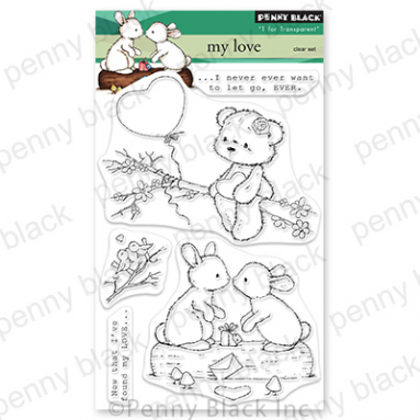 My Love - Valentines Clear Stamp