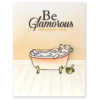Paws And Relax - Clear Stamp