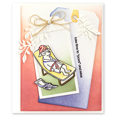 Paws And Relax - Clear Stamp