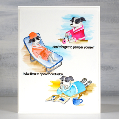 Paws And Relax - Clear Stamp
