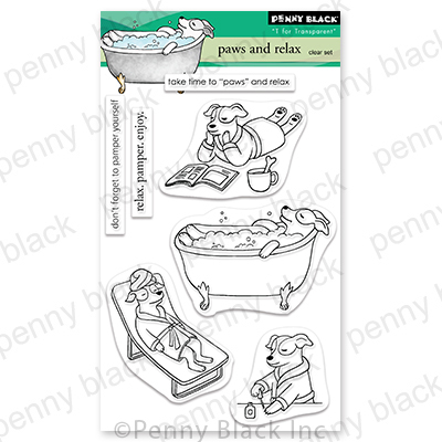 Paws And Relax - Clear Stamp
