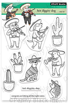 Hot Diggity Dog - Clear Stamp