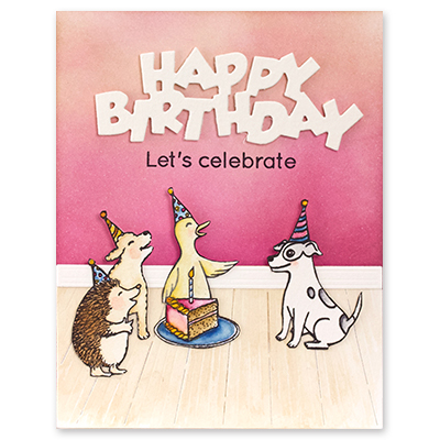 Pawsome Birthday - Clear Stamp