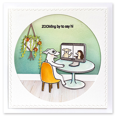 Zooming By - Clear Stamp