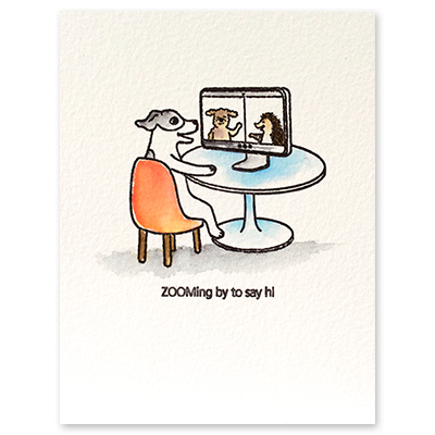 Zooming By - Clear Stamp