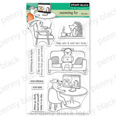 Zooming By - Clear Stamp