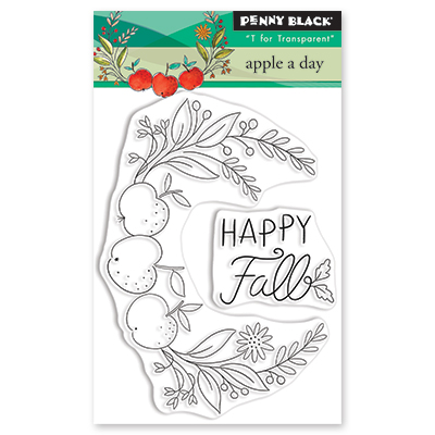 Apple A Day Mini - Clear Stamp