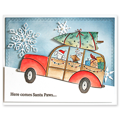 Merry All The Way - Clear Stamp Set