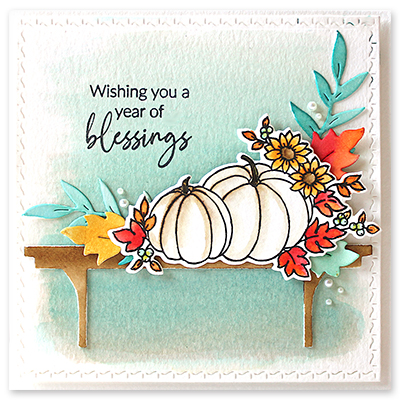 Fall Fence - Clear Stamp