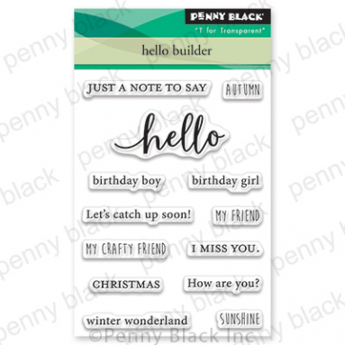 Hello Builder Mini - Clear Stamp