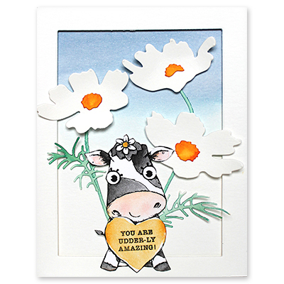 Moo-Velous Mini - Clear Stamp