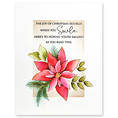 Floral Festivities - Christmas Clear Stamp
