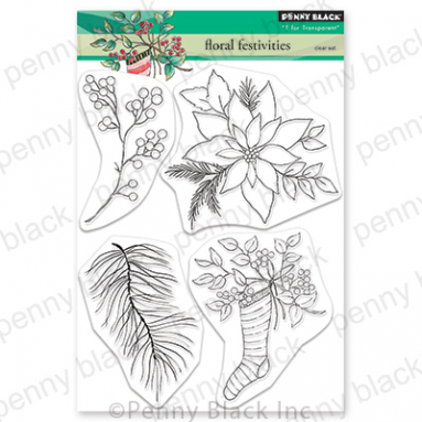 Floral Festivities - Christmas Clear Stamp