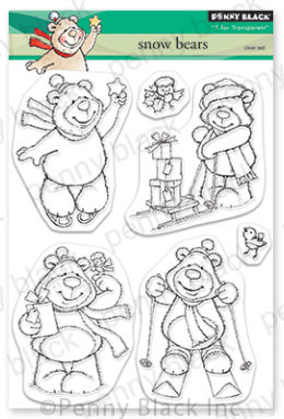 Snow Bears - Christmas Clear Stamp