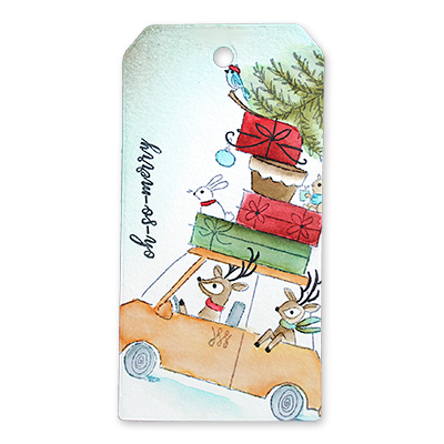 Merrily - Clear Stamp
