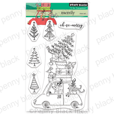 Merrily - Clear Stamp