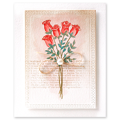 Tender Roses - Valentine Clear Stamp