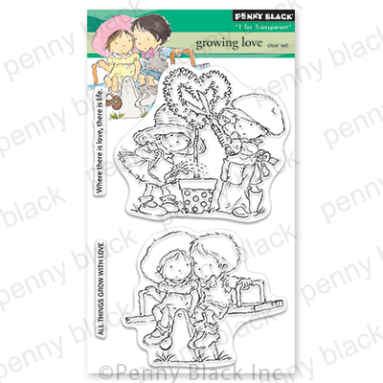 Growing Love - Valentine Clear Stamp