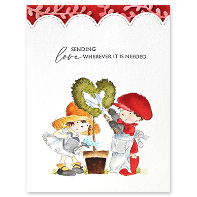 Love & Light  - Valentine Clear Stamp