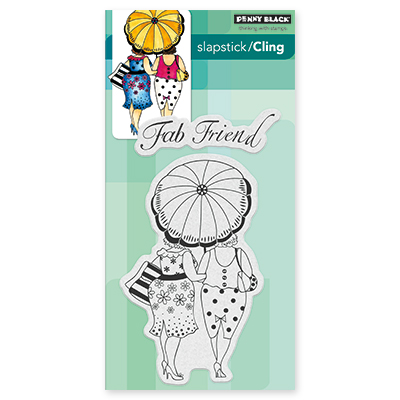 Fab Friend - Slapstick Cling Rubber Stamp