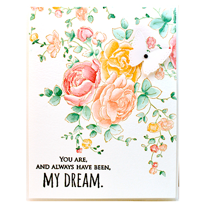 Rose Dance - Slapstick Cling Stamp