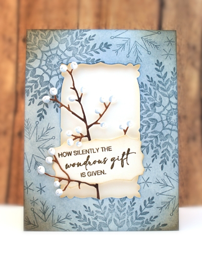 Snowfall - Slapstick Cling Stamp