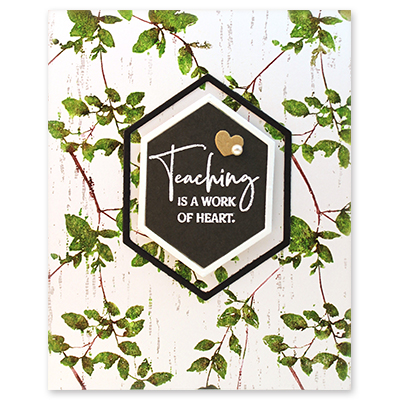 Enlightened Background - Slapstick Cling Stamp