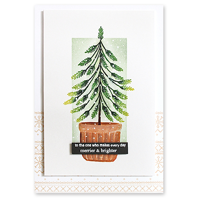Timber and Tidings - Cling Stamp