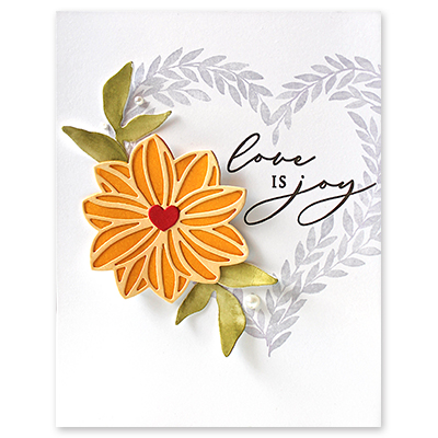 Wholeheartedly - Cling Stamp