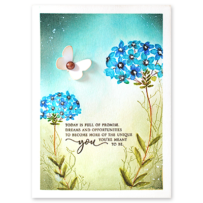 Modesty - Cling Stamp Set