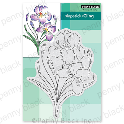Iris Elegance - Cling Stamp