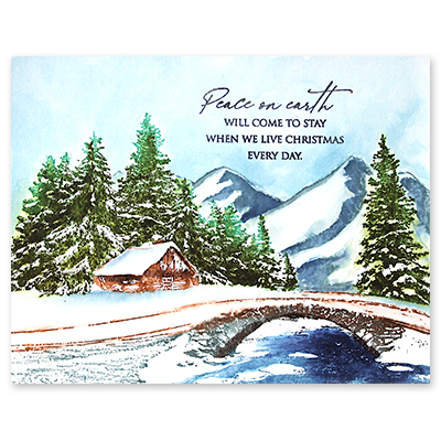 Traverse - Cling Rubber Stamp