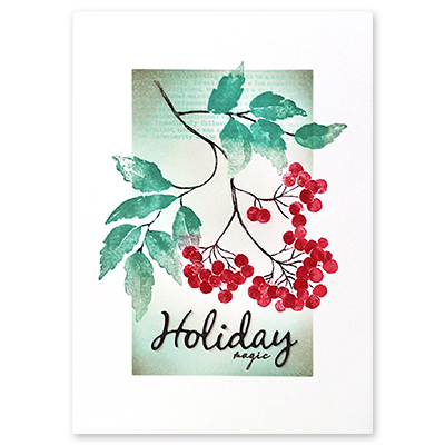 Berry Beauty - Cling Rubber Stamp