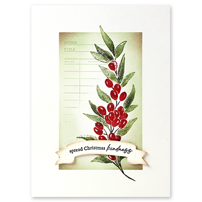 Merry Berries - Cling Rubber Stamp