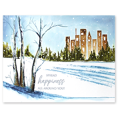 Panorama - Cling Rubber Stamp