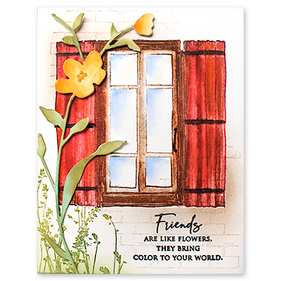 Window - Cling Rubber Stamp