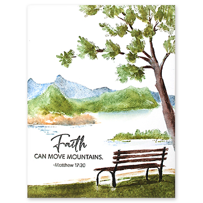 Shaded View - Cling Rubber Stamp