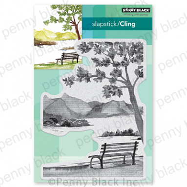 Shaded View - Cling Rubber Stamp