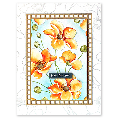 Lovely - Cling Rubber Stamp