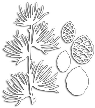 Pine Branch - Penny Black Christmas Craft Dies