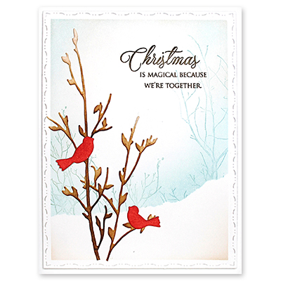 Perching - Christmas Craft Die