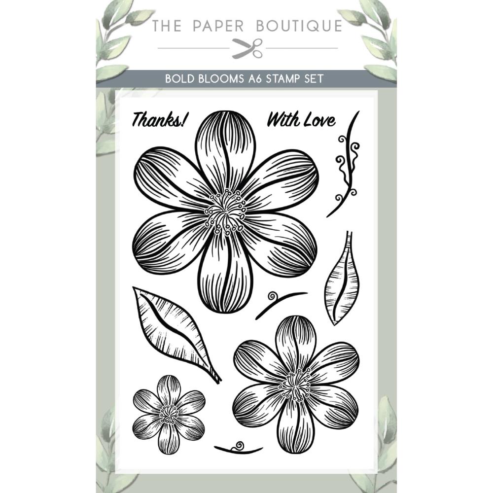 Bold Blooms - A6 Clear Stamp